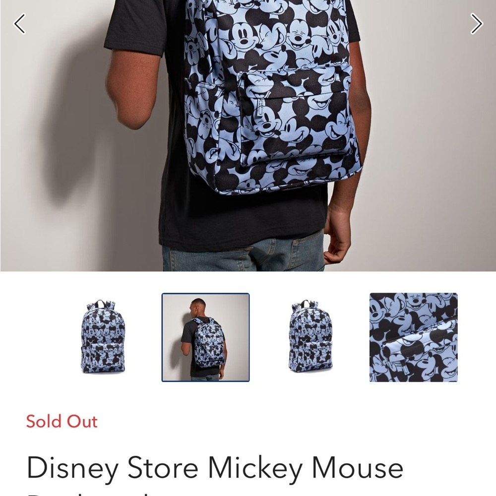 Disney store Mickey Mouse Backpack - Picture 3 of 10